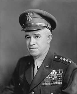 Vintage World War II photo of Four Star General Omar Bradley Vintage World War II photo of Four Star General Omar Bradley