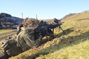 Platoon Gallery: Welsh Guards platoon training at Sennybridge Training Area, Wales