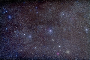 Widefield view of the constellation Cassiopeia with nearby deep sky objects Widefield view of the constellation Cassiopeia with nearby deep sky objects