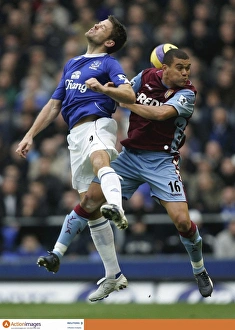 Everton v Aston Villa 11/11/06 Aston Villas Wilfred Bouma and Evertons James Beattie Everton v Aston Villa 11/11/06 Aston Villas Wilfred Bouma and Evertons James Beattie