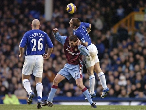 Everton v Aston Villa Alan Stubbs and Chris Sutton - Aston Villa battle for the ball Everton v Aston Villa Alan Stubbs and Chris Sutton - Aston Villa battle for the ball