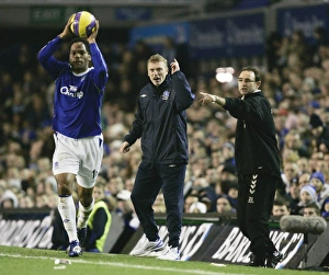 Everton v Aston Villa FA - Goodison Park Everton manager David Moyes and Aston Villa Everton v Aston Villa FA - Goodison Park Everton manager David Moyes and Aston Villa