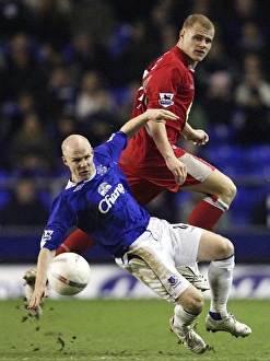 Everton v Blackburn Rovers FA Cup Third Round Andrew Johnson and James McEveley Everton v Blackburn Rovers FA Cup Third Round Andrew Johnson and James McEveley