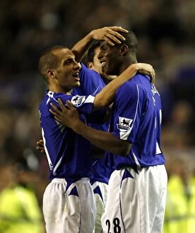 Images Dated 24th October 2006: Everton v Luton Town - Goodison Park - 24 / 10 / 06 Evertons Victor Anichebe celebrates after