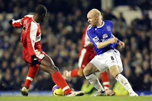 Everton v Middlesbrough Andrew Johnson in action with Middlesboroughs George Boateng Everton v Middlesbrough Andrew Johnson in action with Middlesboroughs George Boateng