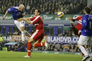 Images Dated 26th December 2006: Everton v Middlesbrough Lee Carsley has a header on goal