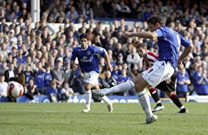 Everton v Sheffield United - 21/10/06 James Beattie scores the second goal from Everton v Sheffield United - 21/10/06 James Beattie scores the second goal from