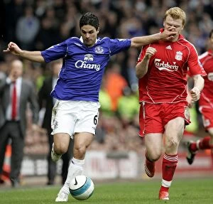 Images Dated 30th March 2008: Football - Liverpool v Everton Barclays Premier League - Anfield - 30 / 3 / 08 Evertons Mikel