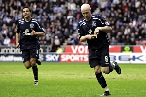 <b class=qtipBold><figcaption>Image of the Week</figcaption></b><br>Football - Wigan Athletic v Everton Barclays Premier League - The JJB Stadium - 20/1/08 Everton's Andrew Johnson (R) celebrates scoring his sides first goal Mandatory Credit: Action Images / Keith Williams Livepic <br><em>© Everton FC - All Rights Reserved</em> Image of the Week