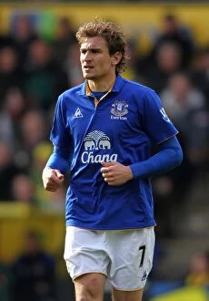 Images Dated 8th April 2012: Jelavic's Stunner: Everton's Comeback Win Against Norwich City (07 April 2012)