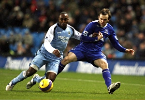 Manchester City v Everton - Darius Vassell and Evertons James McFadden Manchester City v Everton - Darius Vassell and Evertons James McFadden