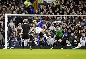 Images Dated 10th January 2009: Marouane Fellaini Scores First Goal for Everton: Everton vs Hull City, Barclays Premier League, 2009