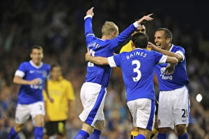 Images Dated 9th August 2012: Pre Season Friendly - Everton v AEK Athens - Goodison Park