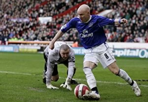 Images Dated 3rd March 2007: Sheffield United v Everton Andrew Johnson in action against Paddy Kenny