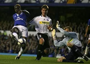 Images Dated 20th August 2009: Soccer - UEFA Europa League - Play-Offs - First Leg - Everton v SK Sigma Olomouc - Goodison Park