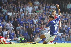 <b class=qtipBold><figcaption>Tim Cahill</figcaption></b><br>Tim Cahill nets Everton's opener.<br><em>© Everton</em> Tim Cahill