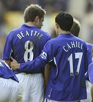 Images Dated 18th March 2006: Tim Cahill and James Beattie