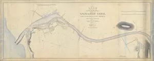 ScottishCanals Gallery: Plan of the Caledonian Canal and lands belonging thereto Part I