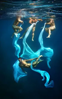 Images Dated 2nd March 2016: dancing in blue