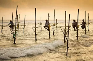 Fishermen on stilts