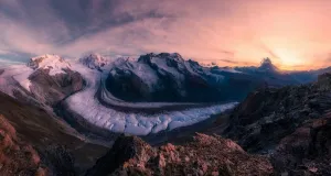 Images Dated 3rd October 2019: The Gorner Glacier