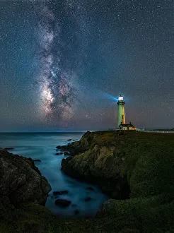 Night Gallery: Milky Way over Lighthouse