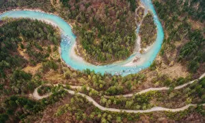 Slovenia Gallery: Road and river