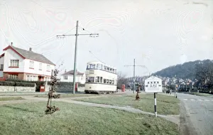Images Dated 15th January 2019: Abbey Lane, Sheffield, on the last day of the trams, 1959