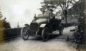 Cars Gallery: Arthur Wightman (1842 - 1924) identifiable as the passenger with the driver believed to be his