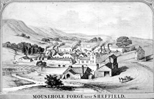 Mills Gallery: Artists Impression of M and H Armitage and Co. Mousehole Forge, River Rivelin