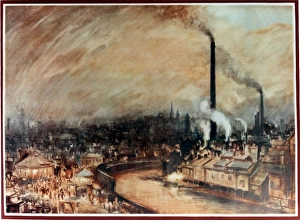 Artists Impression of the River Don showing the Fairground at Smithfield Market Artists Impression of the River Don showing the Fairground at Smithfield Market