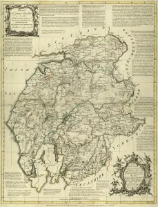 Holme Gallery: County Map of Westmoreland and Cumberland, c. 1777