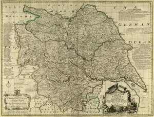 Old Map Gallery: County Map of Yorkshire, c. 1777