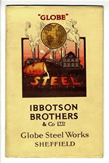Brothers Gallery: Cover of steel department trade catalogue of Ibbotson Brothers and Company Limited
