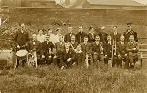 employees and musicians, Olympia Skating Rink, Bramall Lane, Sheffield, c. 1911 employees and musicians, Olympia Skating Rink, Bramall Lane, Sheffield, c. 1911