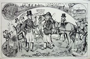 Political Cartoon Gallery: General Election, Sheffield poster, 1874
