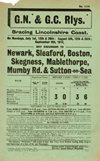 Great Northern Railway and Great Central Railway: excursions to Newark, Sleaford, Boston, Skegness, Mablethorpe Great Northern Railway and Great Central Railway: excursions to Newark, Sleaford, Boston, Skegness, Mablethorpe