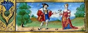 Medieval Images Gallery: Illustration from the Paris Book of Hours, 1525