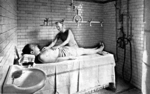 Massage treatment at Glossop Road Baths Massage treatment at Glossop Road Baths