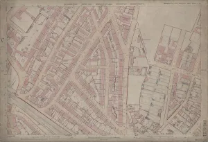 Old Map Gallery: Ordnance Survey Map, Fowler Street, Pitsmoor area of Sheffield, 1889 (Yorkshire sheet no. 294.4.21)