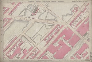 Images Dated 1st January 1889: Ordnance Survey Map, Lyons Street / Carlisle Street area, Sheffield, 1889 (Yorkshire sheet no)