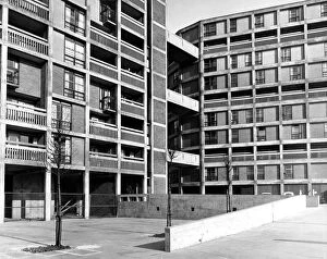 Images Dated 15th January 2019: Park Hill Flats, Sheffield, Yorkshire, 1960s