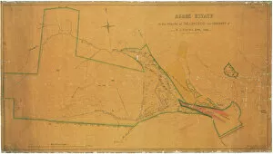 Plan of Agden Estate, Bradfield, the property of B. J. Young esquire, 1872