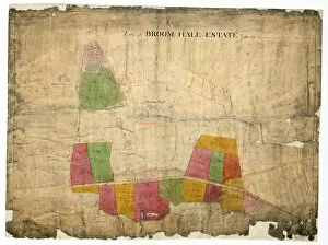 Plan of Broomhall area of Sheffield, 1810