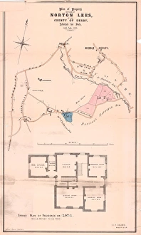 Plan of freehold country residence and farm at Norton Lees for sale, 1863 Plan of freehold country residence and farm at Norton Lees for sale, 1863