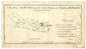 Plan of Sandbed Wheel held of the Earl of Surrey by the assignees of Thomas Broadbent Plan of Sandbed Wheel held of the Earl of Surrey by the assignees of Thomas Broadbent