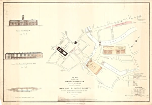 Plan of part of the town of Sheffield comprising the site of the present Plan of part of the town of Sheffield comprising the site of the present