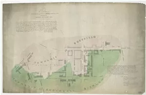 Plan of part of the townships of Sheffield and Ecclesall Bierlow, shewing the ancient boundary line, 1835