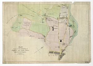 Plan of part of the townships of Sheffield and Nether Hallam, Sheffield, c.1826