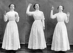 Sheffield Association in aid of the Adult Deaf and Dumb, sign language (I am thine, O Lord), 1908